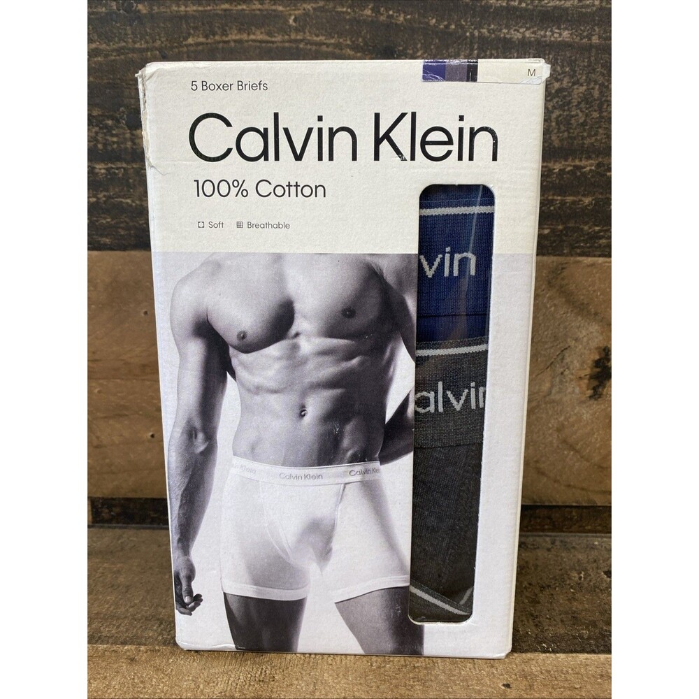 Calvin Klein Men's Cotton Classics 5-pack Boxer Brief M 32-34
